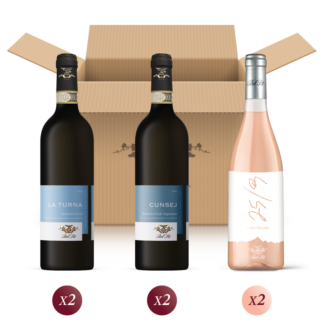 Elisir Argento - confezione mista da 6 bottiglie per una degustazione di vino del Piemonte - Bel Sit Winery
