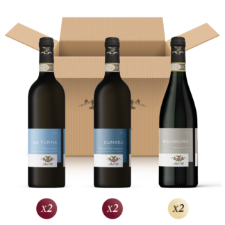 Elisir Oro - confezione mista da 6 bottiglie per una degustazione di vini del Piemonte - Bel Sit Winery