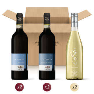 Elisir Seta - confezione mista da 6 bottiglie per una degustazione di vino del Piemonte - Bel Sit Winery
