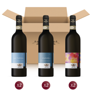 Autunno - confezione mista da 6 bottiglie di vini rossi del Piemonte - Bel Sit Winery